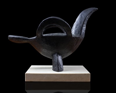 Lot 10 - Breon O'CASEY (1928-2011) Handle Bird Bronze...