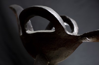 Lot 10 - Breon O'CASEY (1928-2011) Handle Bird Bronze...