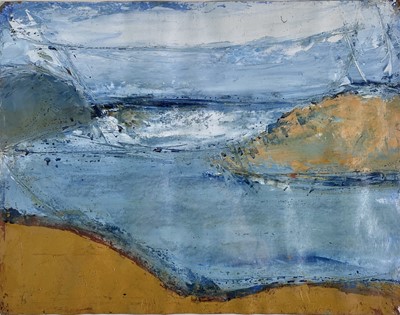 Lot 70 - Dick GILBERT (XX) St Ives Seascape Mixed media...