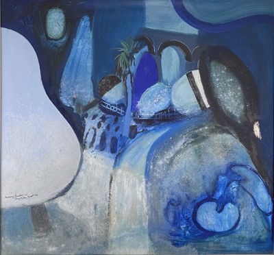Lot 91 - Tony GILES (1925-1994) Nursery Garden Oil on...