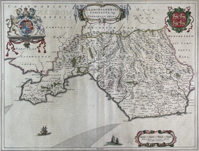 Lot 666 - JOHANNES BLAEU. 'Glamorganensis comitatus...