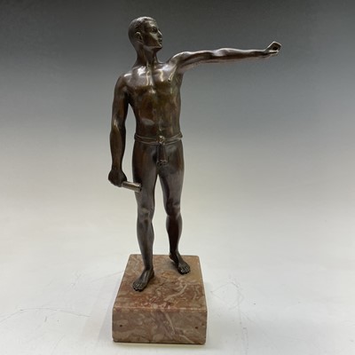 Lot 51 - Wladyslaw Miecznik. A Polish bronze model of...
