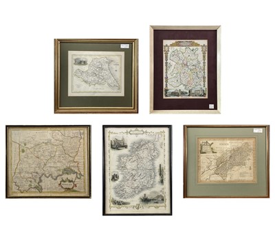 Lot 680 - ROBERT MORDEN. 'Middlesex.' Partially hand...