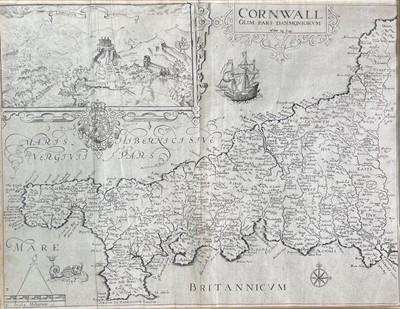 Lot 684 - CHRISTOPHER SAXTON and WILLIAM KIP. 'Cornwall...