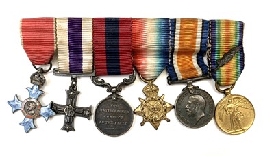 Lot 290 - Miniature Medal - Group of 6. CBE, Military...