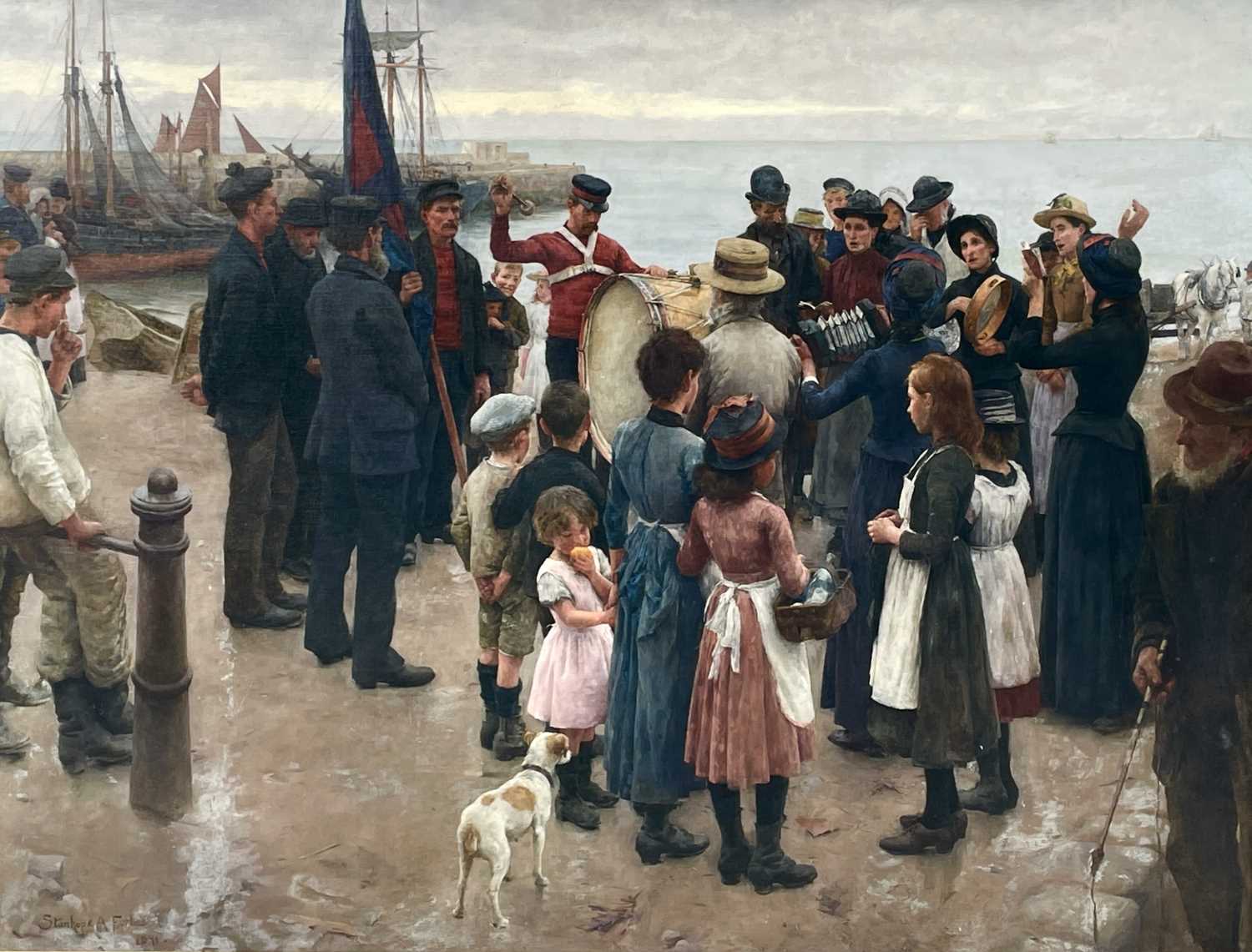 Lot 74 - Stanhope Alexander FORBES (1857-1947) Soldiers...