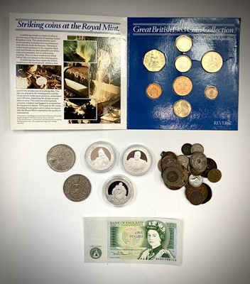 Lot 65 - G.B. and World Coinage. Box containing 3 x...