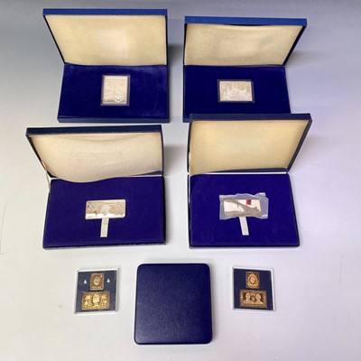 Lot 295 - Silver Ingots - Various Danbury Mint ingots...