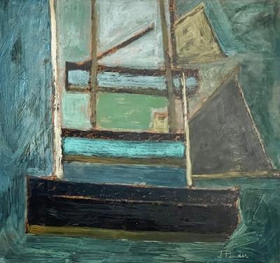 Lot 153 - Jack PENDER (1918-1998) Tier Acrylic on board...