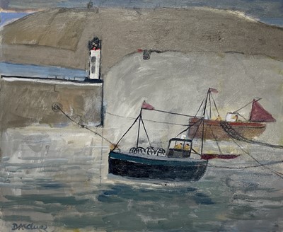 Lot 172 - Daphne McCLURE (1930) Returning Trawlers Oil...