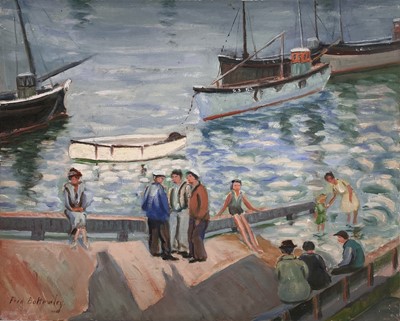 Lot 169 - Frederic BOTTOMLEY (1883-1960) The Slip St...