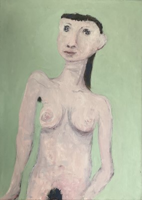 Lot 226 - Julian DYSON (1936-2003) Betty Naked Oil on...