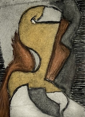 Lot 1085 - David NASH (1945)   Etching #5/200 26x18.5cm