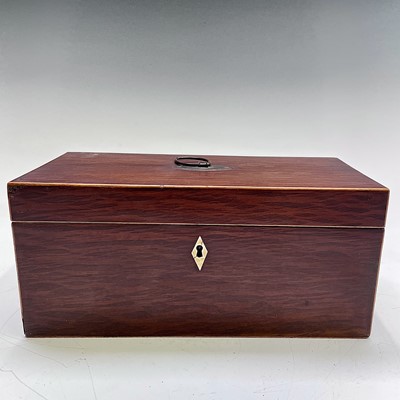 Lot 32 - A late George III partridgewood and boxwood...