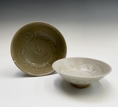 Lot 82 - A Northern Song Ding ware bowl, with combed...