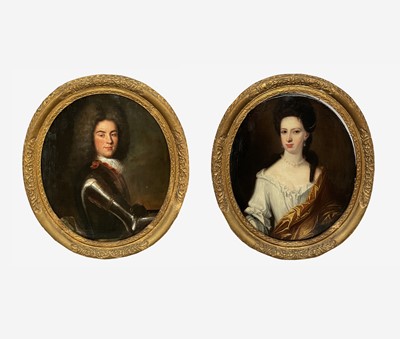 Lot 674 - Follower of Godfrey KNELLER (1646-1723)   Two...