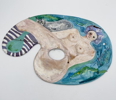 Lot 1011 - PONKLE (1934-2012) A painted artists palette...
