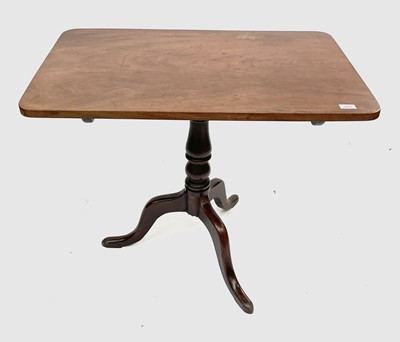 Lot 3111 - A 19th century mahogany tripod table, the...