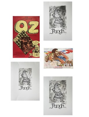 Lot 1086 - OZ MAGAZINE, The Last Issue Poster 1973 73.5 x...
