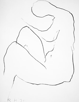 Lot 12 - Roger HILTON (1911-1975) Untitled Nude Mixed...