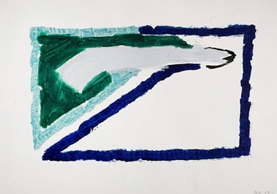Lot 45 - Trevor BELL (1930-2017) Zawn Split with a...