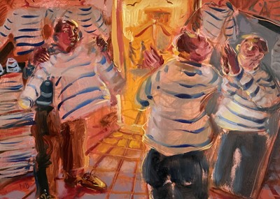 Lot 143 - Nicola BEALING (1963) The Breton Shirt Shop...