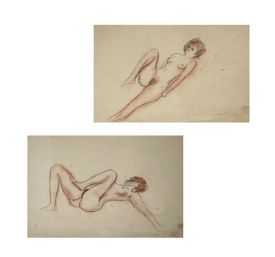 Lot 1158 - Alan LOWNDES (1921-1978) Reclining Nudes A...