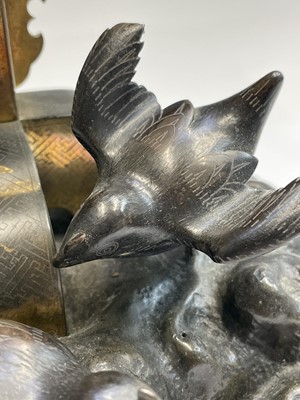 Lot 28 - An impressive Japanese gilt bronze eight-day...
