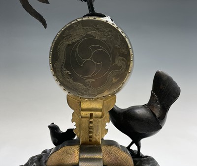 Lot 28 - An impressive Japanese gilt bronze eight-day...