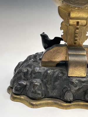 Lot 28 - An impressive Japanese gilt bronze eight-day...