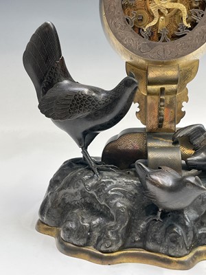 Lot 28 - An impressive Japanese gilt bronze eight-day...