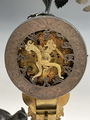 Lot 28 - An impressive Japanese gilt bronze eight-day...