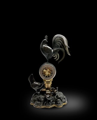 Lot 28 - An impressive Japanese gilt bronze eight-day...