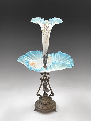 Lot 95 - A Victorian centrepiece epergne, with silver...