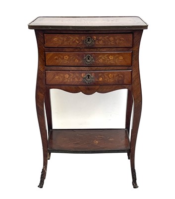 Lot 3159 - A late 19th century French rosewood and...