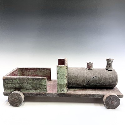 Lot 156 - An early 20th Century painted wooden model of...
