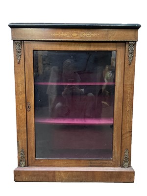 Lot 3175 - A Victorian walnut brass mounted and inlaid...