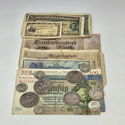 Lot 11 - GB, USA and Canada Silver Coins plus a...