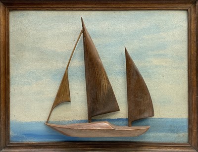 Lot 202 - 20th Century Cornish School A polished elm...