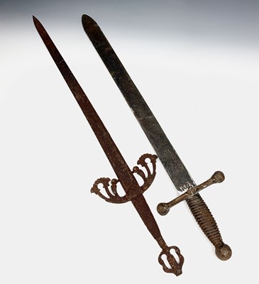 Lot 263 - A reproduction Medieval style sword with...