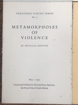 Lot 41 - LATIN PRESS. 'Crescendo' poetry series, Nos...