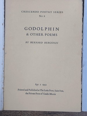 Lot 41 - LATIN PRESS. 'Crescendo' poetry series, Nos...