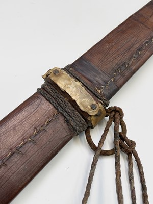 Lot 217 - A Sudanese Kaskara sword, with fullered 93.5cm...