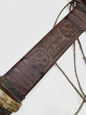 Lot 217 - A Sudanese Kaskara sword, with fullered 93.5cm...