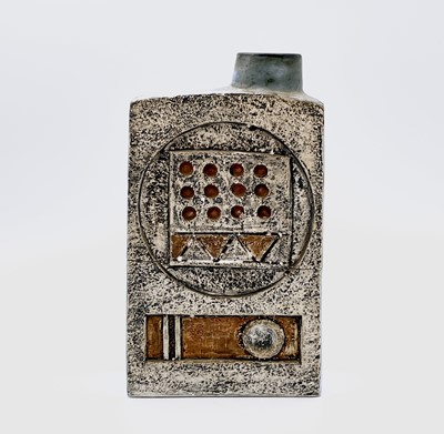 Lot 231 - A Troika Pottery chimney vase with incised...