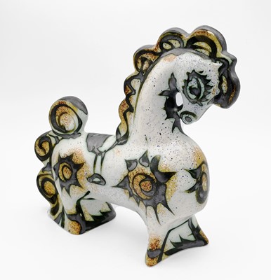 Lot 281 - A Celtic Pottery Newlyn model of a horse in...