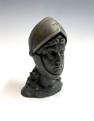 Lot 286 - A cast metal inkwell, early 20th century,...