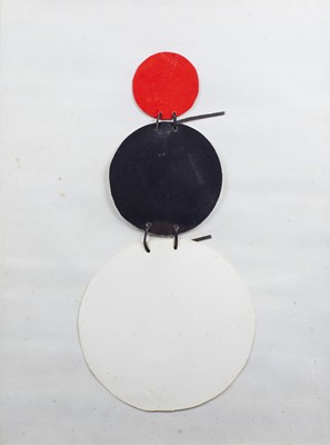 Lot 48 - Sir Terry FROST (1915-2003) Laced Black Red...