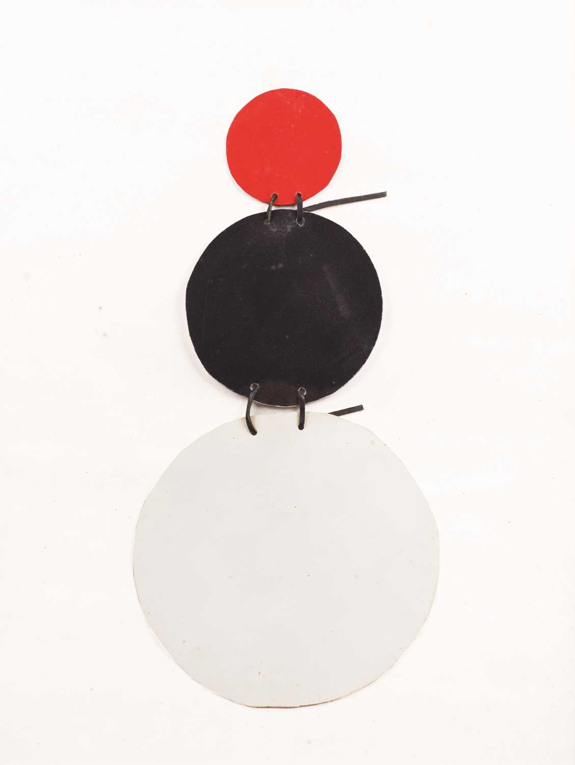 Lot 48 - Sir Terry FROST (1915-2003) Laced Black Red...