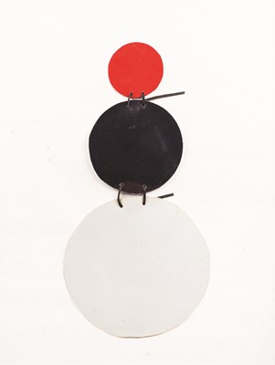 Lot 48 - Sir Terry FROST (1915-2003) Laced Black Red...